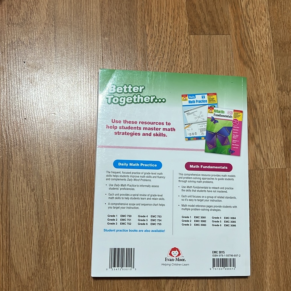 Evan Moor Math workbook bundle - Picture 3 of 16